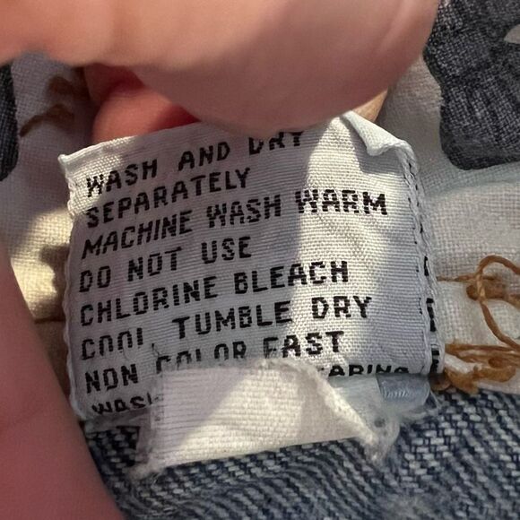 Vintage Jordache Y2K Bow Belt Loop High Waist Stone Wash Jeans Size 7/8 - Picture 11 of 11